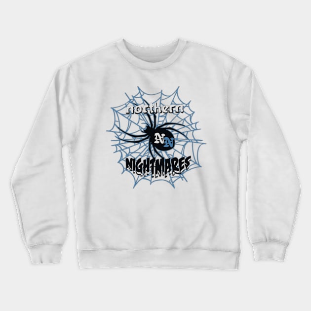 Northern Nightmares Light Crewneck Sweatshirt by gardenstaterollerderby